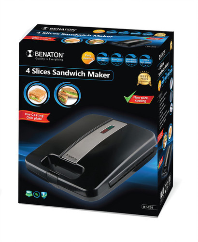 טוסטר לחיצה 4 פרוסות BENATON BT-258