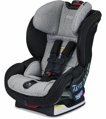 כיסא בטיחות בולווארד קליק טייט Boulevard ClickTight עם מוט אנטי ריבאונד ובד דוחה כתמים STAY CLEAN -אפור בהיר