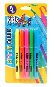 מדגש זוהר - 5 צבעים KIDS ART