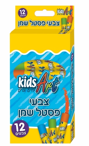 פסטל שמן - 12 צבעים KIDS ART