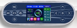 צג דיגיטלי לספא AQUAJET  דגם AG553 בלעדי!