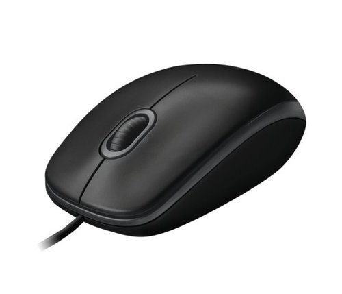 עכבר חוטי אופטי Logitech B100 Optical USB Mouse