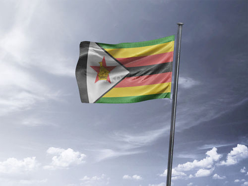 דגל זימבבואה - Zimbabwe flag - **דגל 30*40 - הזמנה ל5 יח ומעלה**