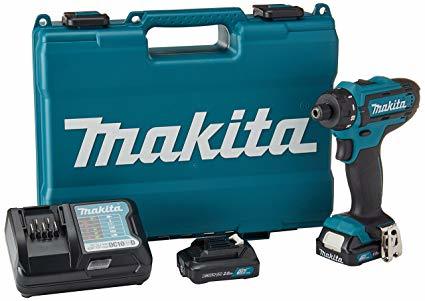 מברגה/מקדחה 10.8V/12V + שתי סוללות 1.5AH