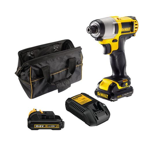 מברגת אימפקט 10.8V + שתי סוללות 1.5AH