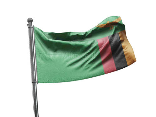דגל זמביה - Zambia flag  - **דגל 30*40 - הזמנה ל5 יח ומעלה**