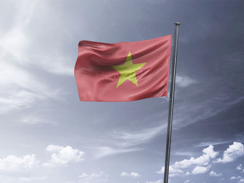דגל וייטנאם - Vietnam flag  - **דגל 30*40 - הזמנה ל5 יח ומעלה**