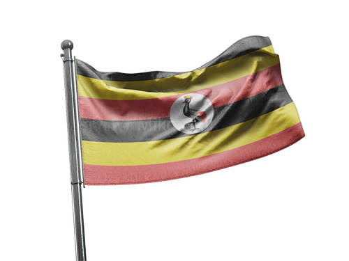 דגל אוגנדה - Uganda flag  - **דגל 30*40 - הזמנה ל5 יח ומעלה**