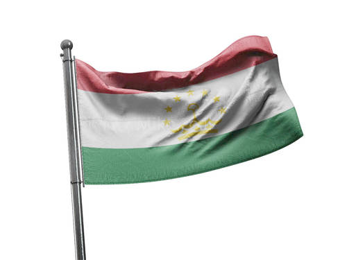 דגל טג'יקיסטן - Tajikistan flag - **דגל 30*40 - הזמנה ל5 יח ומעלה**