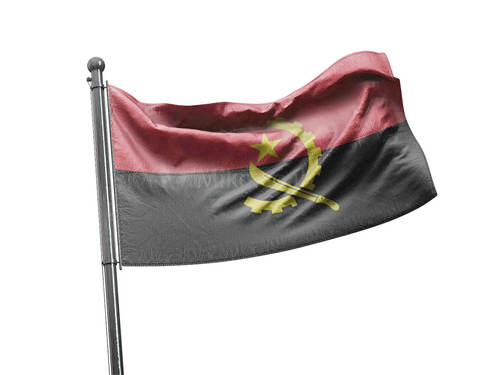 דגל אנגולה - Angola flag - **דגל 30*40 - הזמנה ל5 יח ומעלה**