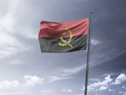 דגל אנגולה - Angola flag - **דגל 30*40 - הזמנה ל5 יח ומעלה**