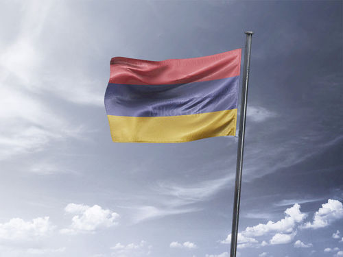 דגל ארמניה - Armenia flag - **דגל 30*40 - הזמנה ל5 יח ומעלה**