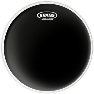 עור "10 שחור Evans Black Chrome Batter Head BLK CHR CLR