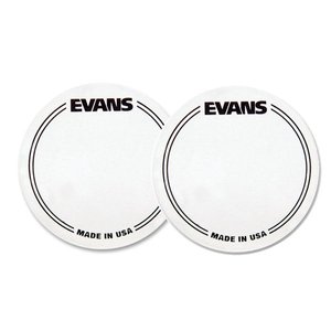 זוג מדבקות תוף בס EVANS CLR POLY BD PTCH 1-PEDAL