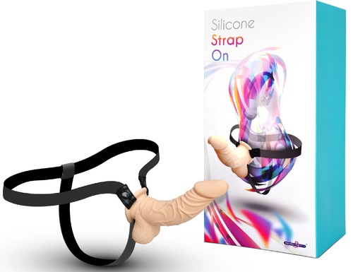 סטרפ און איכותי מסיליקון Seven Creations - Silicone Strap On