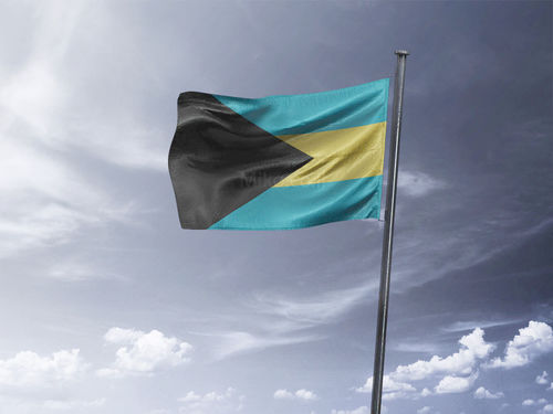 דגל בהאמאס - Bahamas flag - **דגל 30*40 - הזמנה ל5 יח ומעלה**