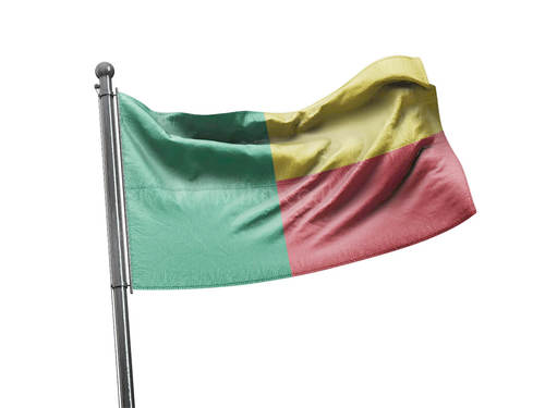 דגל בנין - Benin flag - **דגל 30*40 - הזמנה ל5 יח ומעלה**