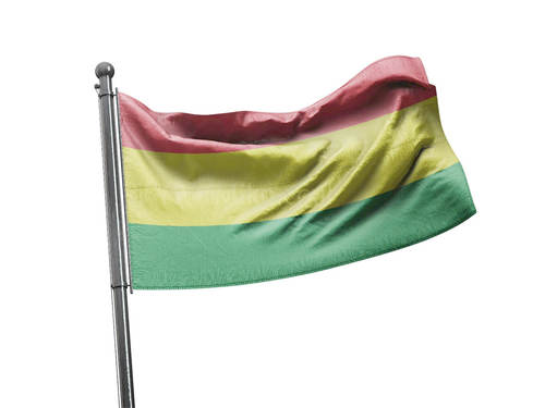 דגל בוליביה - Bolivia flag - **דגל 30*40 - הזמנה ל5 יח ומעלה**