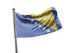 דגל בוסניה והרצגובינה - Bosnia and Herzegovina flag - **דגל 30*40 - הזמנה ל5 יח ומעלה**