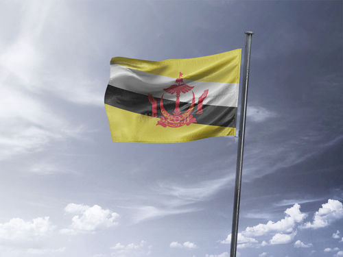 דגל ברוניי - Brunei flag - **דגל 30*40 - הזמנה ל5 יח ומעלה**