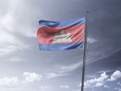 דגל קמבודיה - Cambodia flag - **דגל 30*40 - הזמנה ל5 יח ומעלה**