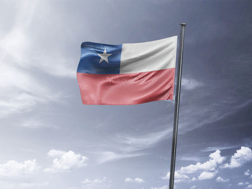 דגל צ'ילה - Chile flag - **דגל 30*40 - הזמנה ל5 יח ומעלה**