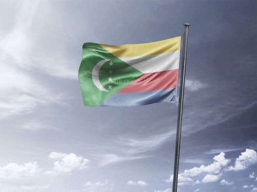דגל קומורו - Comoros flag - **דגל 30*40 - הזמנה ל5 יח ומעלה**