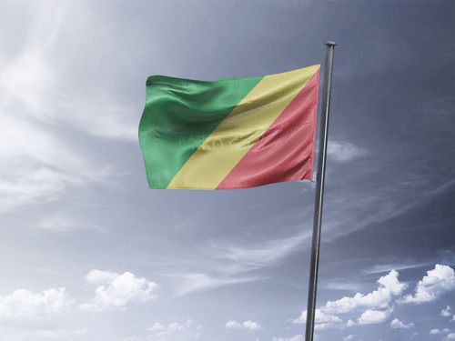 דגל קונגו - Congo flag - **דגל 30*40 - הזמנה ל5 יח ומעלה**