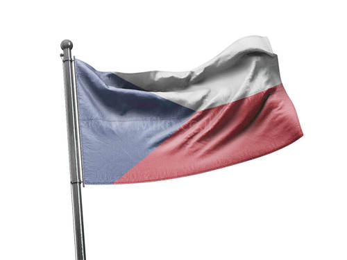 דגל צ'כיה - Czech Republic flag - **דגל 30*40 - הזמנה ל5 יח ומעלה**
