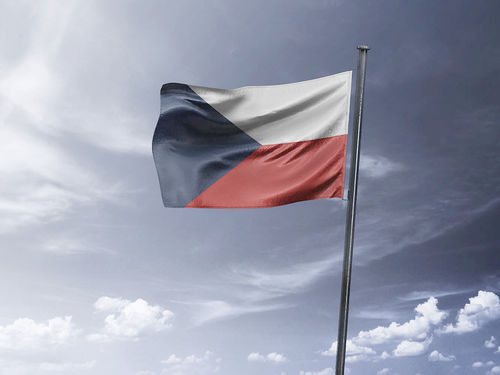דגל צ'כיה - Czech Republic flag - **דגל 30*40 - הזמנה ל5 יח ומעלה**