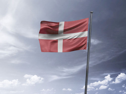 דגל דנמרק - Denmark flag - **דגל 30*40 - הזמנה ל5 יח ומעלה**