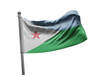 דגל ג'יבוטי - Djibouti flag - **דגל 30*40 - הזמנה ל5 יח ומעלה**