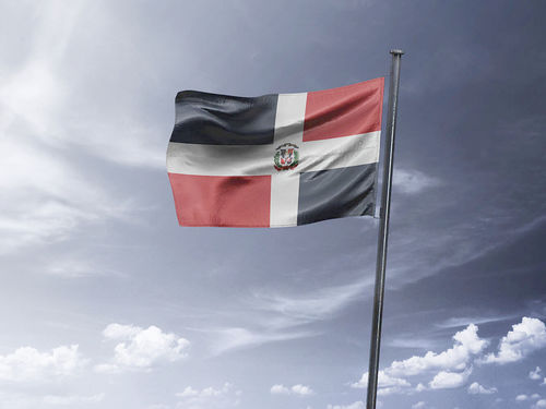 דגל הרפובליקה הדומיניקנית - Dominican Republic flag - **דגל 30*40 - הזמנה ל5 יח ומעלה**