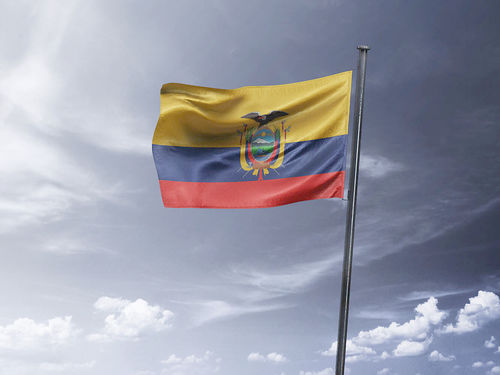 דגל אקוודור - Ecuador flag - **דגל 30*40 - הזמנה ל5 יח ומעלה**