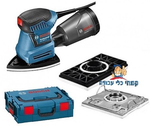 מלטשת רוטטת מולטי עם 3 בסיסים מתחלפים GSS 160 MULTI