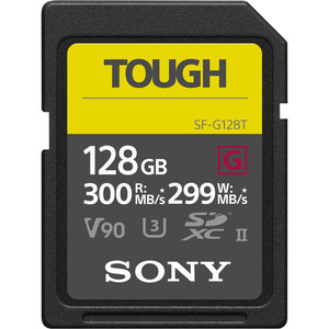 כרטיס זיכרון Sony 128gb SF-G Tough