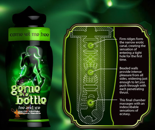 מיני פלשלייט Ginie In a Bottle - Come Set Me Free 