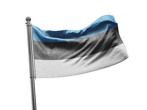 דגל אסטוניה - Estonia flag - **דגל 30*40 - הזמנה ל5 יח ומעלה**