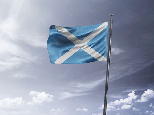 דגל סקוטלנד - Scotland flag - **דגל 30*40 - הזמנה ל5 יח ומעלה**