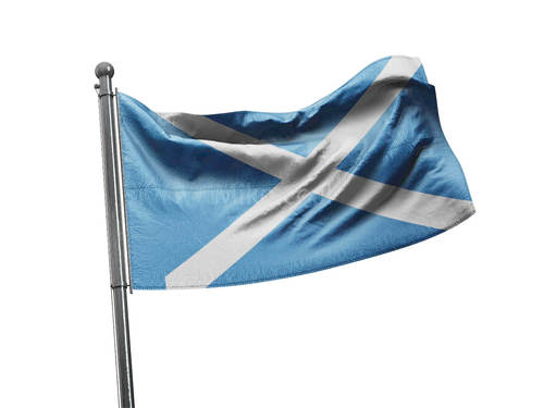 דגל סקוטלנד - Scotland flag - **דגל 30*40 - הזמנה ל5 יח ומעלה**