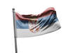 דגל סרביה - Serbia flag - **דגל 30*40 - הזמנה ל5 יח ומעלה**