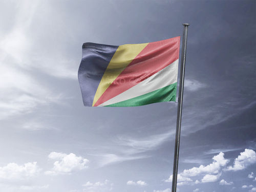 דגל סיישל - Seychelles flag  - **דגל 30*40 - הזמנה ל5 יח ומעלה**