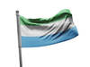 דגל סיירה לאון - Sierra leone flag - **דגל 30*40 - הזמנה ל5 יח ומעלה**