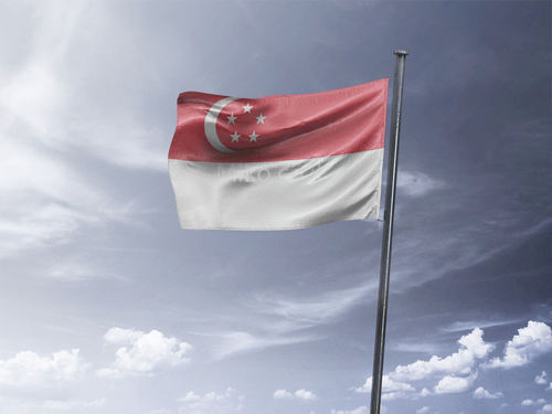 דגל סינגפור - Singapore flag - **דגל 30*40 - הזמנה ל5 יח ומעלה**