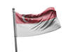 דגל סינגפור - Singapore flag - **דגל 30*40 - הזמנה ל5 יח ומעלה**
