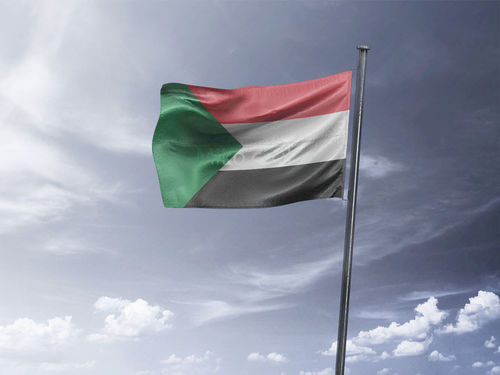 דגל סודאן - Sudan flag - **דגל 30*40 - הזמנה ל5 יח ומעלה**
