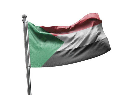 דגל סודאן - Sudan flag - **דגל 30*40 - הזמנה ל5 יח ומעלה**