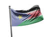 דגל דרום סודאן - South Sudan flag - **דגל 30*40 - הזמנה ל5 יח ומעלה**