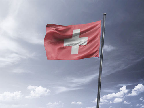 דגל שוויץ - Switzerland flag - **דגל 30*40 - הזמנה ל5 יח ומעלה**