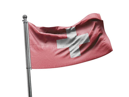 דגל שוויץ - Switzerland flag - **דגל 30*40 - הזמנה ל5 יח ומעלה**